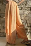 Tasha Cushion Cotton Balloon Barrel Pant Soft Apricot